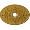 Ekena Millwork Alexa Medallion (Canopies up to 5 5/8"), 30 3/4"W x 21 1/4"H x 3 7/8"ID x 1 5/8"P, Iridescent Gold CM21X30ALIGS - alternate 1